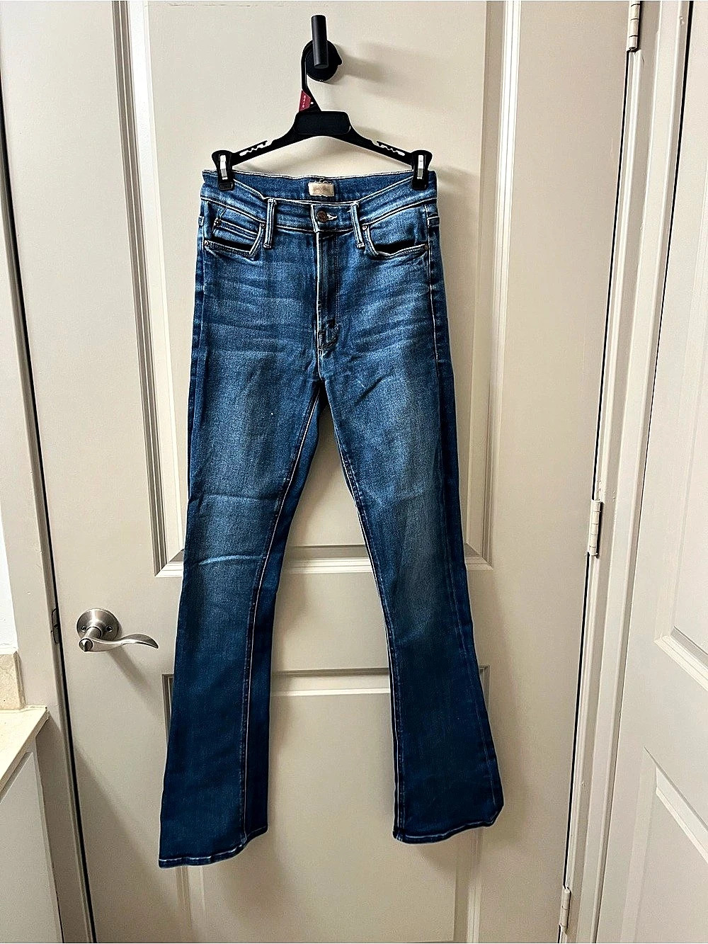 MOTHER The High Waisted Runway High Rise Blue Jeans Waist 26